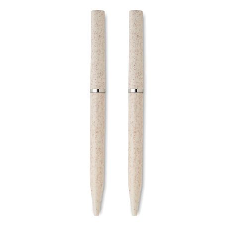  Set de stylo paille de blé/ABS