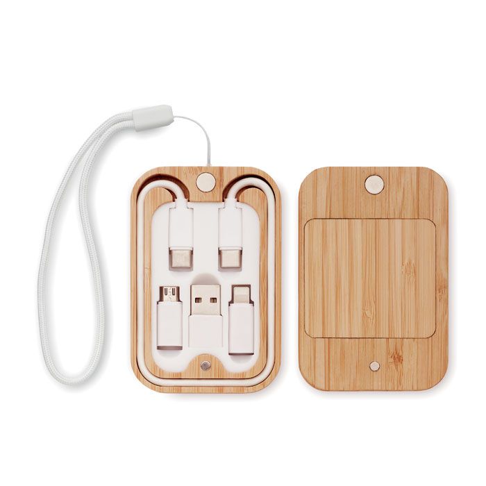  Chargeur sans fil 15W bambou
