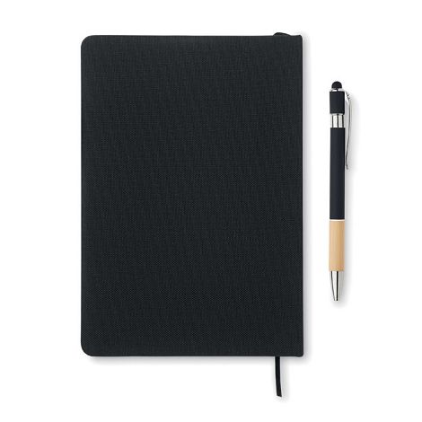  Carnet RPET A5 avec stylo