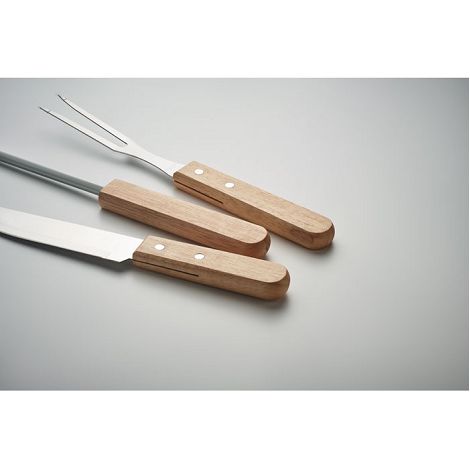  Ustensiles BBQ en acier inox.