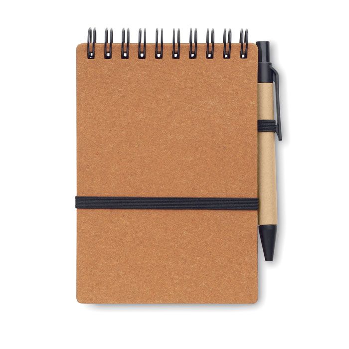  Cahier recyclé et stylo à bille