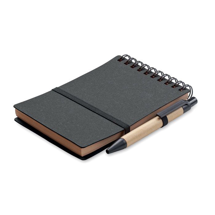  Cahier recyclé et stylo à bille