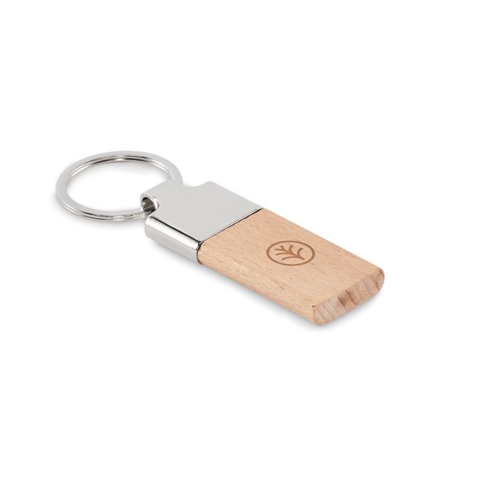  Porte-clés en hévéa