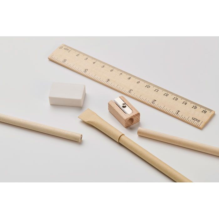  Set d'écriture tube en papier