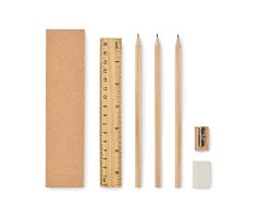 Set d'écriture boîte en papier