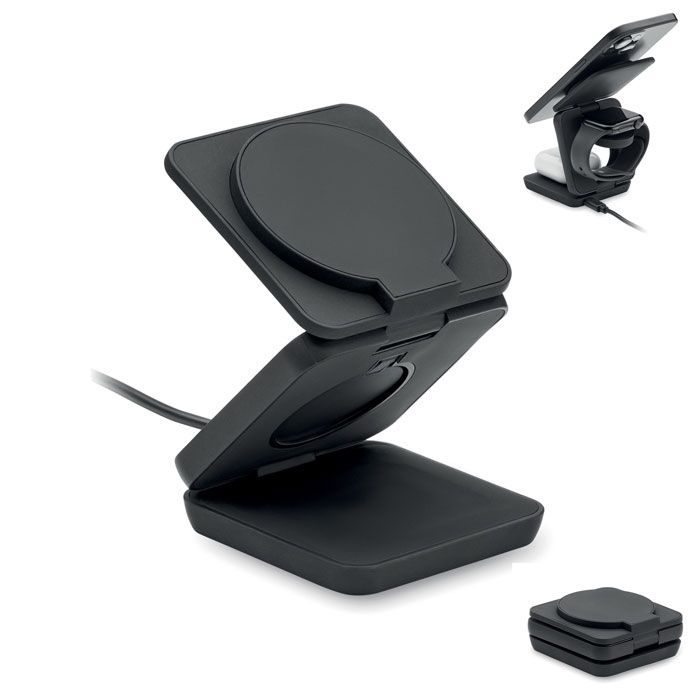  Station de charge pliable 3en1