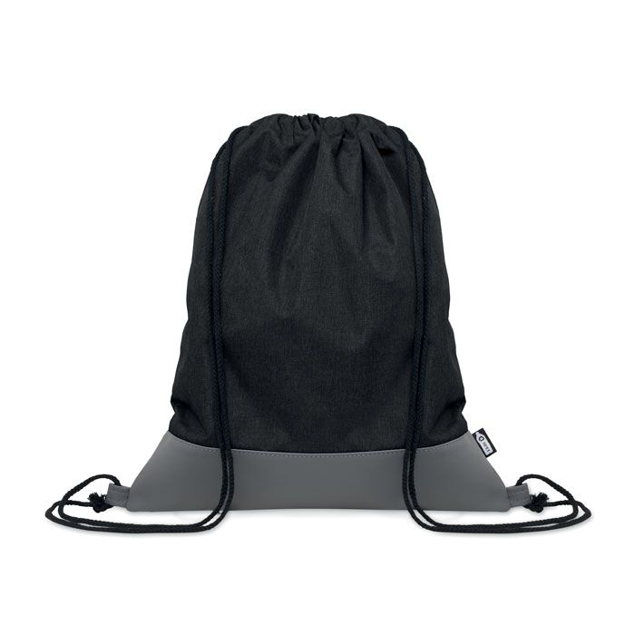  Sac à cordon en PU RPET 2 tons