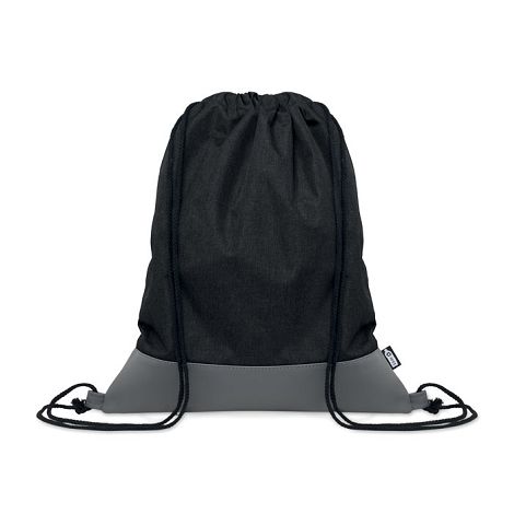  Sac à cordon en PU RPET 2 tons