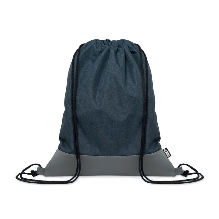  Sac à cordon en PU RPET 2 tons