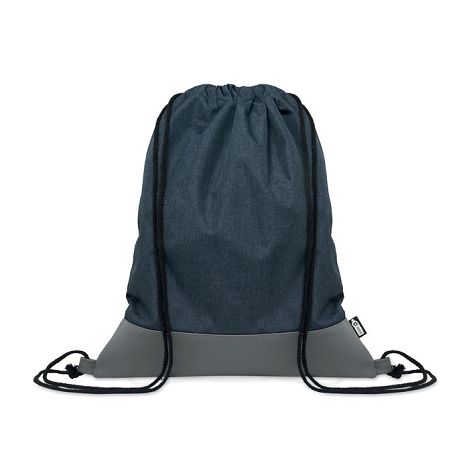  Sac à cordon en PU RPET 2 tons