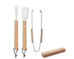 Set de barbecue  en chêne