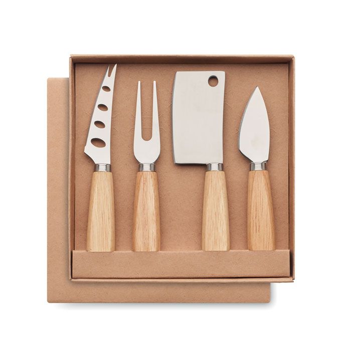  Set de 4 couteaux à fromage