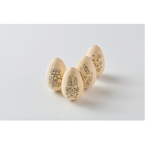  Set de peinture d'oeufs en bois