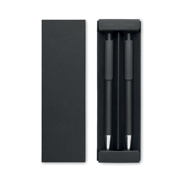  Set de stylos en alu. recyclé