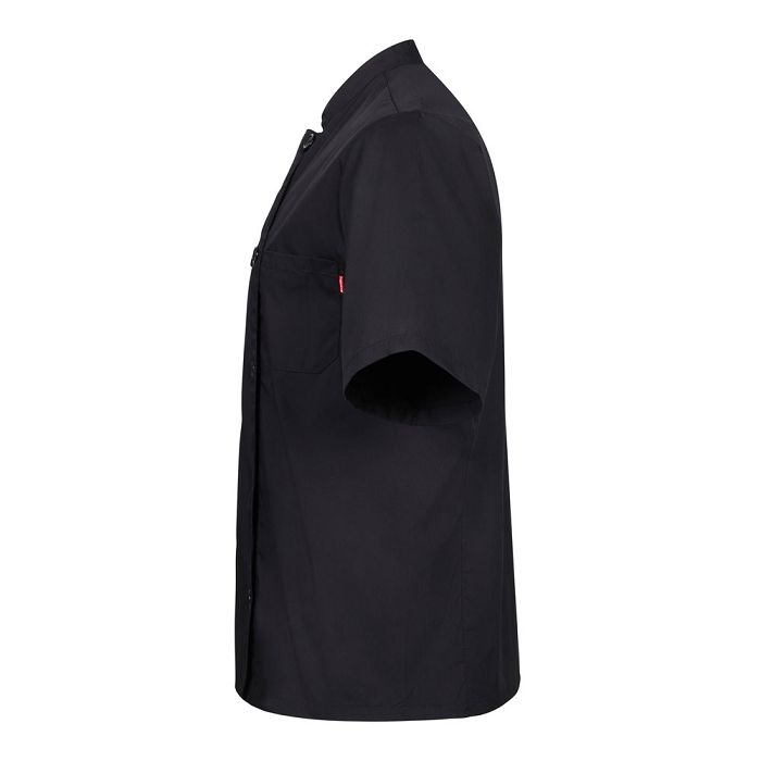  Veste de cuisine à manches courtes en popeline (110g/m²), en coto