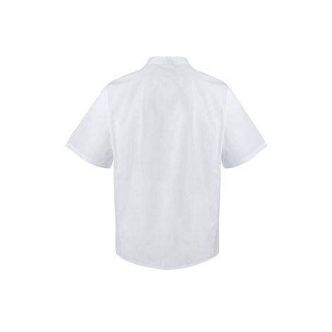  Veste de cuisine à manches courtes en popeline (110g/m²), en coto