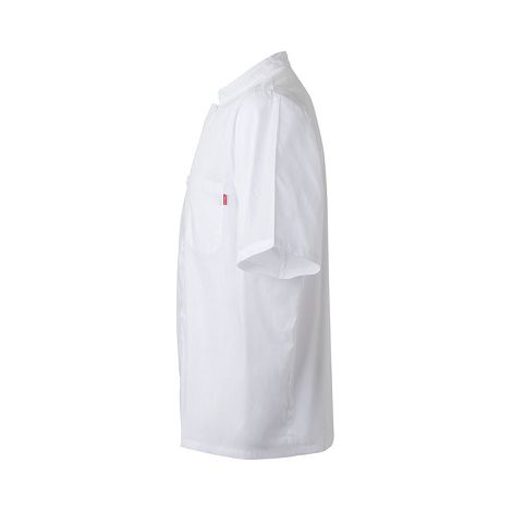  Veste de cuisine à manches courtes en popeline (110g/m²), en coto