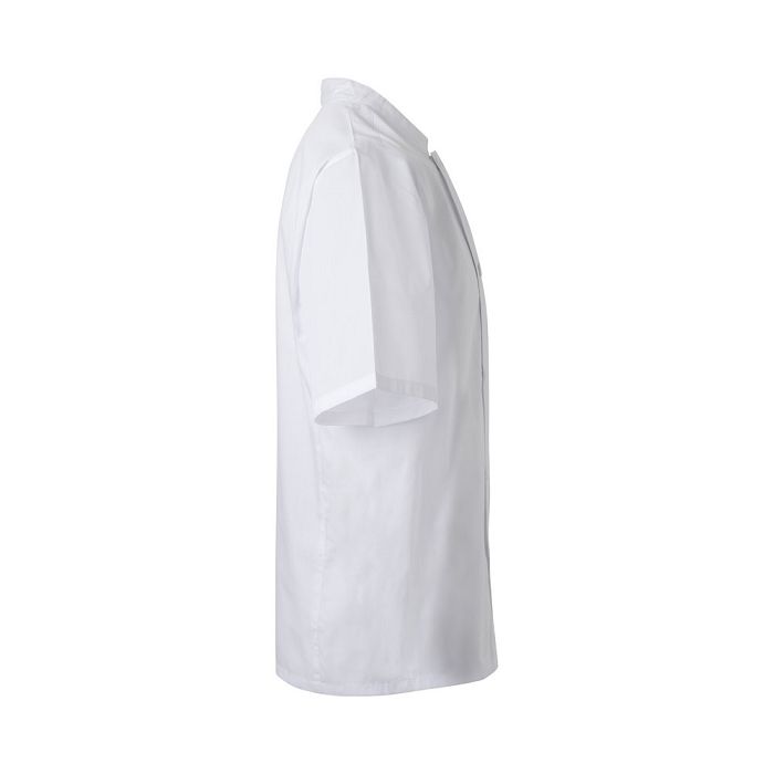  Veste de cuisine à manches courtes en popeline (110g/m²), en coto