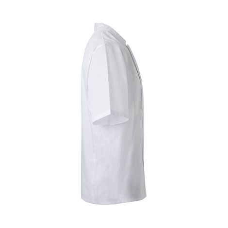  Veste de cuisine à manches courtes en popeline (110g/m²), en coto
