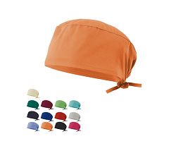 Bonnet sanitaire en sergé (190g/m²), en coton (35%) et polyester 