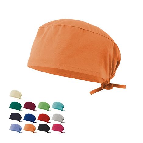 Bonnet sanitaire en sergé (190g/m²), en coton (35%) et polyester