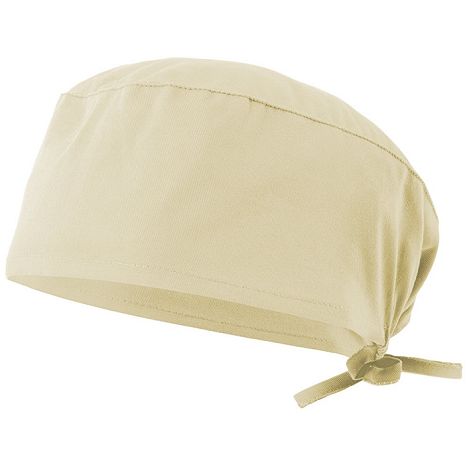 Bonnet sanitaire en sergé (190g/m²), en coton (35%) et polyester