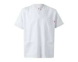Tunique en sergé (190g/m²) à manches courtes, en polyester (65%) 