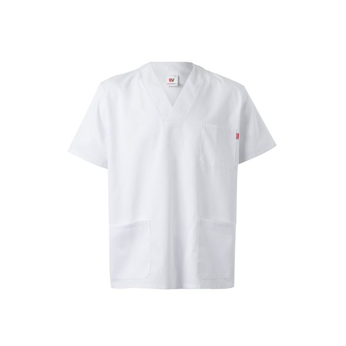  Tunique en sergé (190g/m²) à manches courtes, en polyester (65%) 