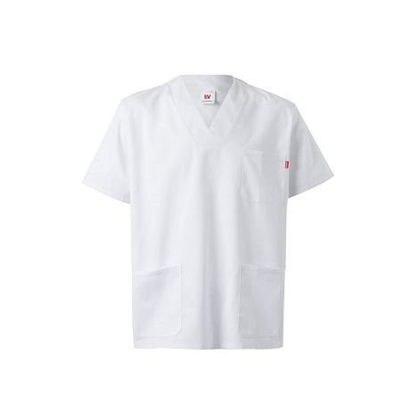  Tunique en sergé (190g/m²) à manches courtes, en polyester (65%) 
