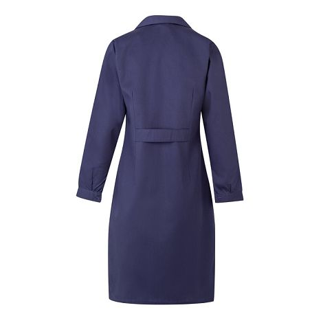 Blouse sergée à manches longues (175g/m²), en sergé de coton (35%