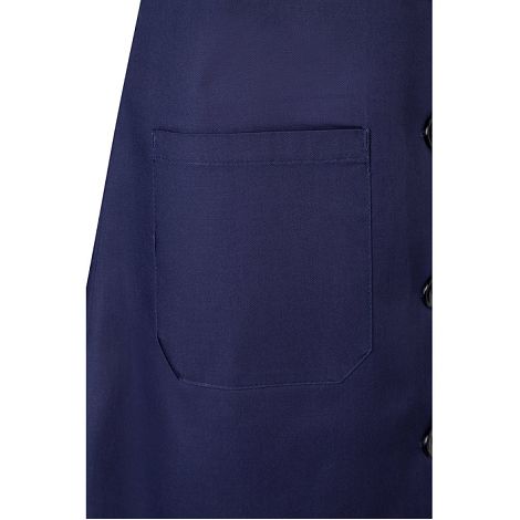 Blouse sergée à manches longues (175g/m²), en sergé de coton (35%