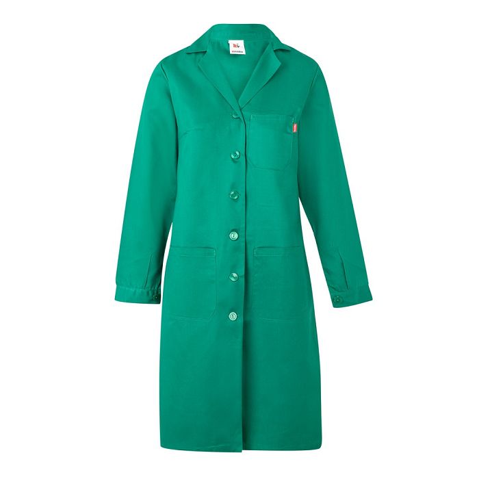  Blouse sergée à manches longues (175g/m²), en sergé de coton (35%