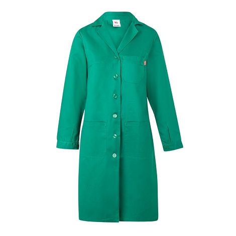 Blouse sergée à manches longues (175g/m²), en sergé de coton (35%