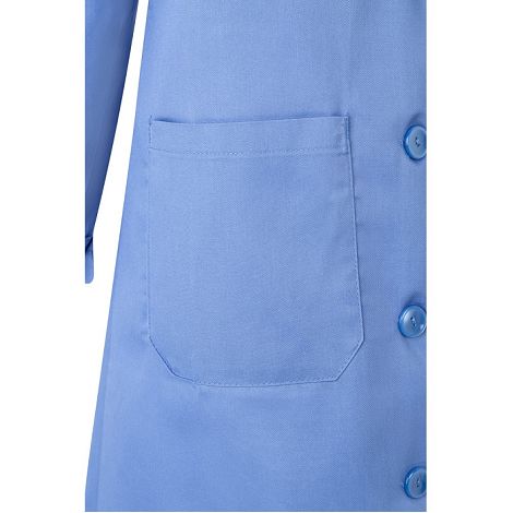 Blouse sergée à manches longues (175g/m²), en sergé de coton (35%