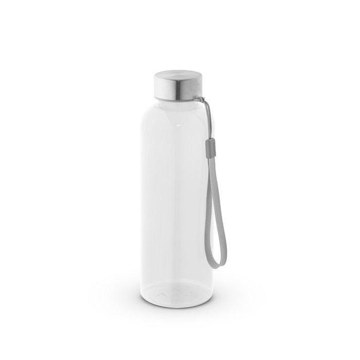  Bouteille 100% rPET translucide, finition brillante 600 mL