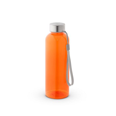  Bouteille 100% rPET translucide, finition brillante 600 mL