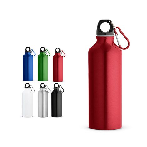  Gourde en aluminium recyclé avec mousqueton 530 ml