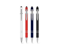 Stylo à bille avec corps en aluminium recyclé (100% rAL) et point
