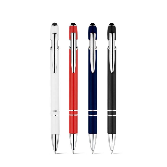  Stylo à bille avec corps en aluminium recyclé (100% rAL) et point