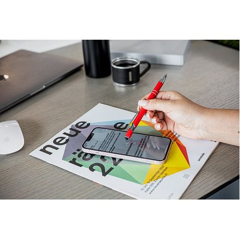 Stylo à bille avec corps en aluminium recyclé (100% rAL) et point
