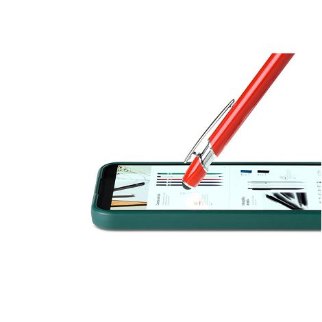 Stylo à bille avec corps en aluminium recyclé (100% rAL) et point