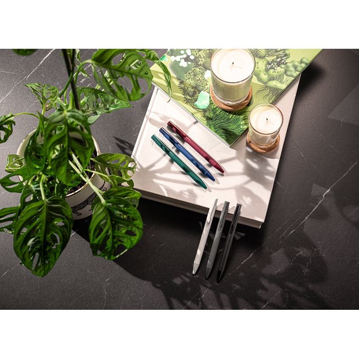  Stylo à bille en aluminium recyclé (100% rAL) avec finition en ca