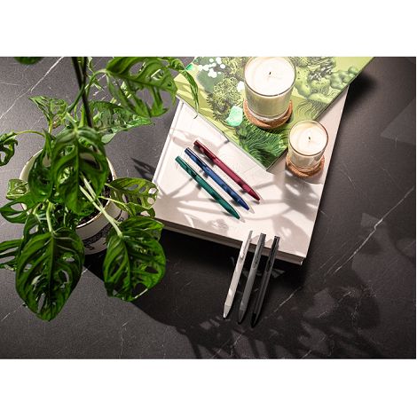  Stylo à bille en aluminium recyclé (100% rAL) avec finition en ca