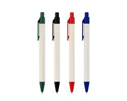 Stylo à bille fabriqué à partir de briques de lait recyclées