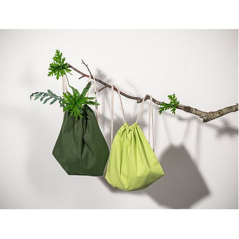 Sac à dos en coton recyclé (70%) et polyester (30% rPET) (150 g/m