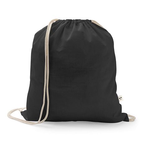Sac à dos en coton recyclé (70%) et polyester (30% rPET) (150 g/m
