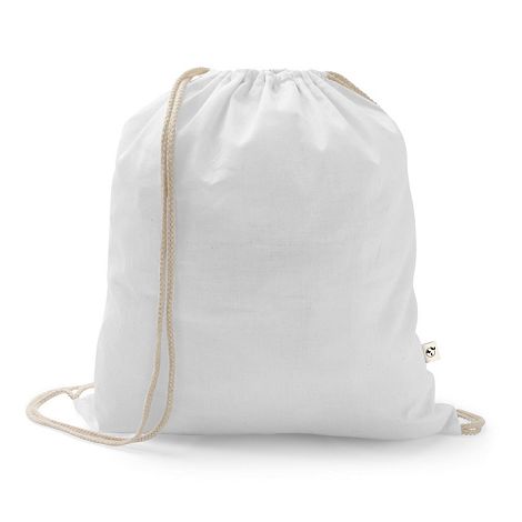 Sac à dos en coton recyclé (70%) et polyester (30% rPET) (150 g/m