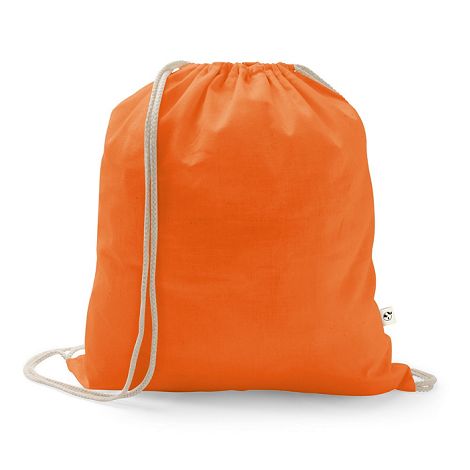 Sac à dos en coton recyclé (70%) et polyester (30% rPET) (150 g/m