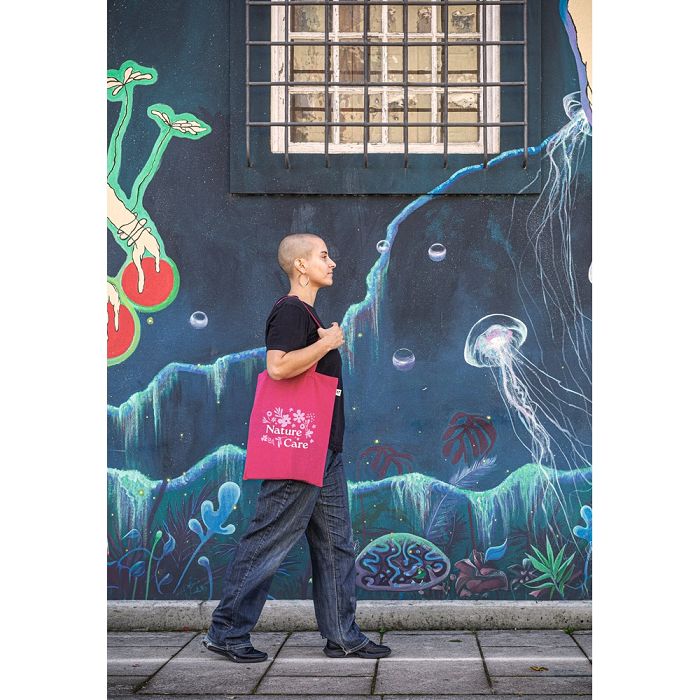  Sac fabriqué à partir de coton recyclé (70%) et polyester (30% rP