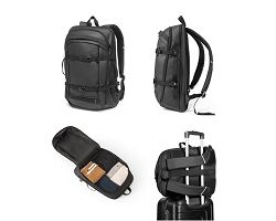Sac à dos pour ordinateur portable en polyester recyclé haute den